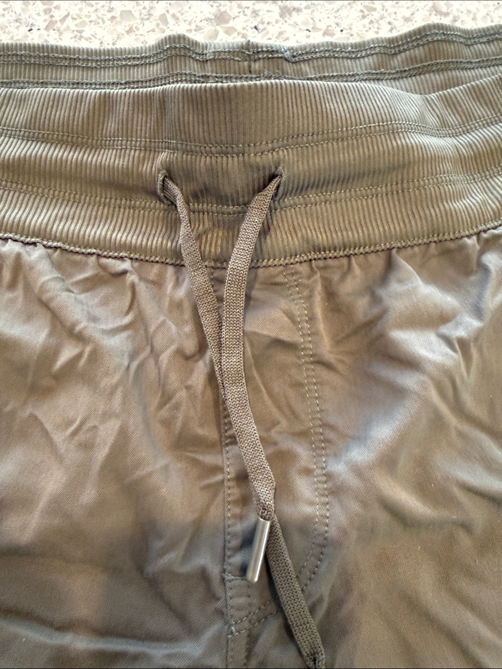The North Face Olive Athletic Drawstring Shorts - Picture 4 of 6